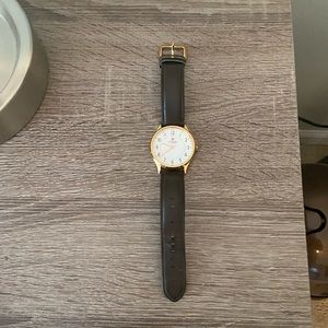 Chaps Brown Leather Watch
